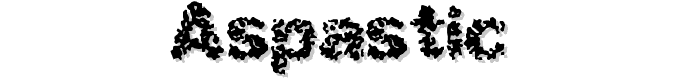 Aspastic  font